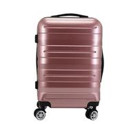 GOOPEEG Valige Valigia Per Bagagli Bagagli Rigidi Da Stiva Con 4 Ruote Girevoli, Valigia Leggera Luggage(Rose gold,28in)
