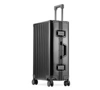 GOOPEEG Valige Valigia Per Bagagli Valigia Per Trolley In Lega Valigia In Metallo Silenziosa Ruota Universale Per Bagagli Luggage(B,28inch)