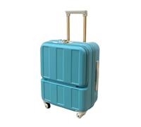 GOOPEEG Valige Valigia Per Trolley Con Apertura Frontale Per Bagagli Leggeri Valigia Per Trolley Con Ruote Universali Luggage(E,22inch)