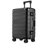 GOOPEEG Valige Valigia Rigida Con Valigia A Quadretti Con Ruote Girevoli Per Donna E Uomo Luggage(I,22")