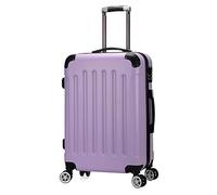 GOOPEEG Valige Valigia Rigida Da 20 Pollici Per Viaggi D'affari, Valigie Portatili Con Doppia Cerniera Luggage(Purple)