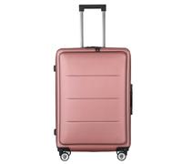GOOPEEG Valige Valigia Rigida Per Bagagli Con Apertura Frontale, Con Ruote Girevoli, Serratura Con Codice TSA Luggage(C,24in)