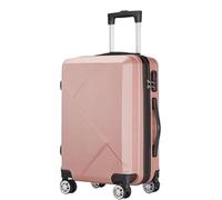 GOOPEEG Valige Valigia Rigida Per Bagagli Con Ruote Girevoli Valigia Rigida Leggera Con Ruote Luggage(Pink,24in)