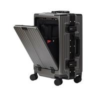 GOOPEEG Valige Valigie Con Ruote Bagagli Con Porta Di Ricarica USB TSA Customs Lock Light Valigia Luggage(G)