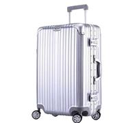 GOOPEEG Valige Valigie Con Ruote Lucchetto A Combinazione Di Sicurezza Per Bagagli Con Bordo Rigido Di Grande Capacità Luggage(A,22in)