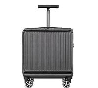 GOOPEEG Valige Valigie Da 16 Pollici Per Viaggi D'affari, Imbarco, Bagaglio A Mano, Resistente Ai Graffi, Con Ruote Luggage(E)