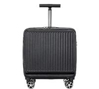 GOOPEEG Valige Valigie Da 16 Pollici Per Viaggi D'affari, Imbarco, Bagaglio A Mano, Resistente Ai Graffi, Con Ruote Luggage(D)