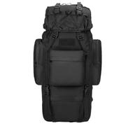 GOOPEEG Zaino Montagna Viaggio Zaino Da Viaggio Per Zaino Da Esterno Da 75 Litri Zaino Da Trekking Borsa Da Alpinismo In Tessuto Oxford Impermeabile Trekking(Black)