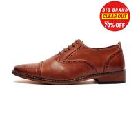 Goor Osset Junior Oxford Brogues Classico Formale Smart Per Matrimonio Marrone