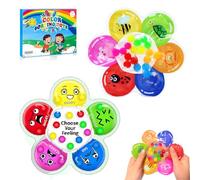 Goorder 2 Pcs Giocattoli Sensoriali per Bambini, Giocattolo Sensoriali per L'autismo, Giocattoli per Capacità Motorie Fini 3-5 Anni, Regali per Bambina Giocattoli Colori Montessori per Bambini 3 Anni