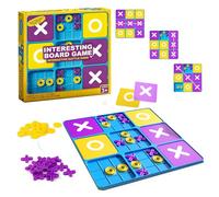 Goorder Gioco da tavolo per serate di gioco, Ultimate Noughts and Crosses, gioco di strategia per adulti, ragazzi e bambini a partire da 8, gioco per 2 giocatori, giochi da tavolo per adulti e bambini