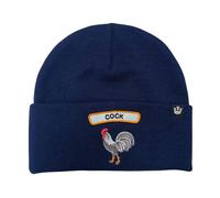 Goorin Bros, ,Accessories ,Donna ,Blu ,ONE SIZE Soft Rock Blu Animal Patch Beanie