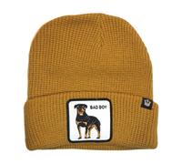 Goorin Bros, ,Accessories ,Donna ,Giallo ,ONE SIZE Animal Farm Beanie Hat con Patch Frontale