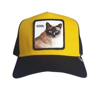 Goorin Bros, ,Accessories ,Donna ,Giallo ,ONE SIZE Animal Farm Cool Cat Trucker Cap
