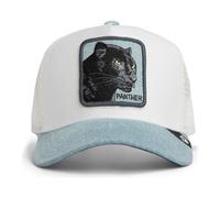 Goorin Bros, ,Accessories ,unisex ,Bianco ,ONE SIZE Denim Panther Trucker Cap