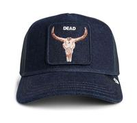 Goorin Bros, ,Accessories ,unisex ,Blu ,ONE SIZE Vaquera Mojada Calavera Denim Dead Trucker Cap