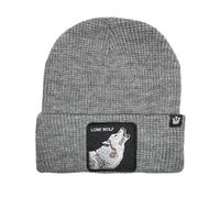 Goorin Bros. Berretto Beanie Cuffia con Risvolto, Animal Farm Hats, Autunno/Inverno (Wolf Gray)