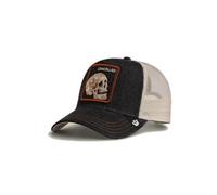 Goorin Bros. Cappelli Trucker Denim Ricetta Originale, Denim scuro (teschio), taglia unica