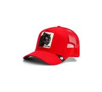 Goorin Bros. Cappellino Trucker Rush Panther con toppa da pantera, rosso, stile The Farm
