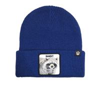 Goorin Bros. Cappello Beanie Hat Cuffia Con Patch Frontale E Logo Su Lato Blu Unisex