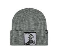 Goorin Bros. Cappello Beanie Hat Cuffia Con Patch Frontale E Logo Su Lato Grigio Unisex