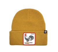 Goorin Bros. Cappello Beanie Hat Cuffia Con Patch Frontale E Logo Su Lato Marrone Unisex
