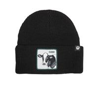 Goorin Bros. Cappello Beanie Hat Cuffia Con Patch Frontale E Logo Su Lato Nero Unisex