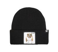 Goorin Bros. Cappello Beanie Hat Cuffia Con Patch Frontale E Logo Su Lato Nero Unisex