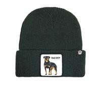 Goorin Bros. Cappello Beanie Hat Cuffia Con Patch Frontale E Logo Su Lato Verde Unisex
