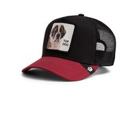 Goorin Bros Cappello Berretto Hat THE TOP DOG TRUCKER Rosso Nero Unisex