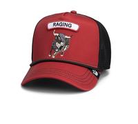 Goorin Bros. Cappello Rocker Top Trucker per uomo e donna, Rosso (Gb2 Raging Bull), taglia unica