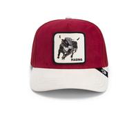 Goorin Bros. Cappello Trucker In Rete In Suede Con Patch Di Toro In Poliestere