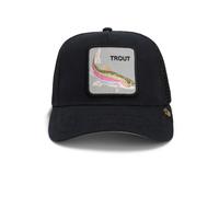 Goorin Bros. Catch You Later - Cappello Trucker In Tela Nero Basecap Mesh Pesce
