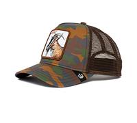 GOORIN BROS. Clay Henry G.O.A.T. Ziege Brown A-Frame Adjustable Trucker Cap - One-Size