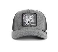 Goorin Bros. Cappello Trucker Denim Nero Basecap Mesh Con Patch Teschio