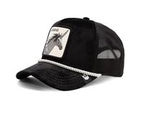 Goorin Bros. Jewel Tones Collection - Cappello da camionista per uomo e donna, Nero (Onyx Legend), taglia unica