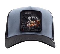 Goorin Bros. Limited Edition Mamba Cappellino Trucker Unisex Slate Cappello Baseball in Tessuto Chiusura a Scatto Regolabile, Patch Cobra, Blu Grigio