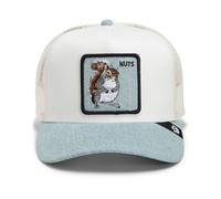 Goorin Bros. OG Trucker Cap Core Mesh Denim Scoiattolo Bianco