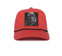 Goorin Bros.Panther 100 - Tutto Sopra Tela Trucker Cap Red Berretto da Baseball