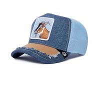 Goorin Bros. Silky Goat Capra Blu Berretto da Camionista Regolabile