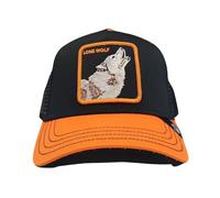 GOORIN BROS BASEBALL CAP LOWE WOLF BLACK ORANGE
