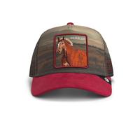 Goorin Bros. Stallion CRush Trucker Cap Mesh Rot Einheitsgröße Cavallo Stallone
