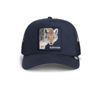Goorin Bros.Survivor Trucker Berretto da Baseball Cap Mesh Motivo Wolf Bottone