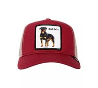 Goorin Bros., The Farm, Cappello trucker stagionale con chiusura a scatto regolabile sul retro, unisex, modello The Baddest Boy, rosso, taglia unica, Taglia unica