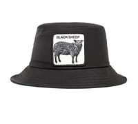 Goorin Bros. The Farm Bucket Cappello, Nero - Black Sheep Flex, S/M