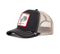 Goorin Bros., The Farm, Cappellino Trucker da Uomo, Berretto da Baseball, Motivo Black Rooster, Taglia Unica