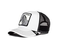 Goorin Bros., The Farm, cappellino trucker per bambini, motivo zebra (Little Stripe), bianco, taglia unica, Taglia unica