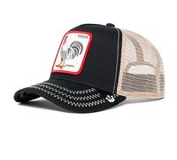 Goorin Bros. - The Farm Cappellino Trucker Unisex, Regolabile, Motivo Gallo, Nero (Black The Cock), Taglia Unica, Taglia Unica