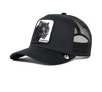Goorin Bros., The Farm, Cappellino Trucker Unisex, Regolabile, Nero, Motivo Pantera (The Panther), Taglia Unica, Taglia Unica