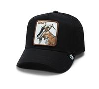 Goorin Bros. The Farm Cappello da camionista unisex, regolabile, nero (The G.O.A.T.), taglia unica, taglia unica